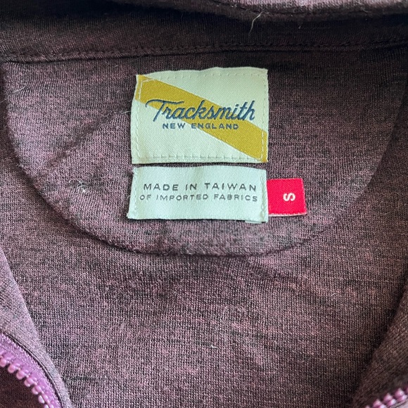 Tracksmith Women’s Downeaster half- zip Merino mid layer size small - Picture 3 of 5